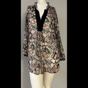 ZARA Basic bohemian top